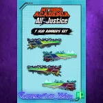 ☀ ️MY HERO ACADEMIA All’s Justice - 7 HUD Banners Set XBOX DLC