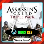 Assassin's Creed Triple Pack: Black Flag, Unity, Syndicate (Xbox One) Xbox Live Key E
