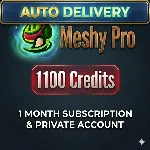 Meshy AI Pro Аккаунт 1100-1300 Кред 30Д Автовыдача