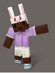 МАЙНКРАФТ 🪓 【Bunny Beanie】🏰 СКИН • ТВИЧ ДРОПЫ / ДРОПСЫ • JAVA & BEDROCK•GLOBAL