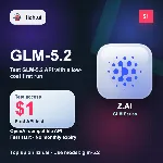 Z.AI GLM-5.2 API ключ $1 | Первый тест | 1M контекст | lizh.ai