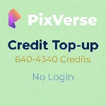 PixVerse AI Пополнение Кредитов 640-4340 | Без входа