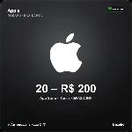 Apple Gift Card App Store iTunes Бразилия BRL от 20 до 500 реалов Автовыдача 24/7