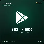 Google Play Gift Card Индия INR от 50 до 1500 рупий Автовыдача кода 24/7 - irongamers.ru
