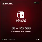 Nintendo eShop Gift Card Бразилия BRL от 50 до 500 реалов Автовыдача кода 24/7 - irongamers.ru