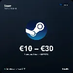Steam Wallet пополнение кошелька Steam Европа EUR от 10 до 30 евро Автовыдача кода 24 - irongamers.ru