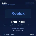 Roblox подарочная карта Великобритания GBP от 10 до 100 фунтов кредит и Robux Автовыд - irongamers.ru