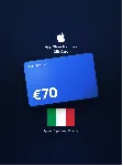 Apple Gift Card 70 EUR — Италия, доставка до 5 мин