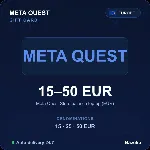 Meta Quest подарочная карта 15-50 EUR Европа пополнение баланса Автовыдача