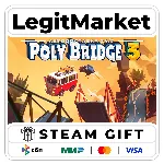 Poly Bridge 3 / Steam АВТО / РУ + МИР