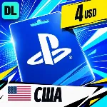 PlayStation Network (PSN) США 4 USD 💳 цифровой код — автовыдача 24/7