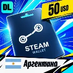 Steam Wallet Аргентина 50 USD 💳 цифровой код — автовыдача 24/7