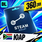 Steam Wallet ЮАР 360 ZAR 💳 цифровой код — автовыдача 24/7