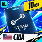 Steam Wallet США 10 USD 💳 цифровой код — автовыдача 24/7