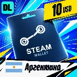 Steam Wallet Аргентина 10 USD 💳 цифровой код — автовыдача 24/7