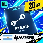 Steam Wallet Аргентина 20 USD 💳 цифровой код — автовыдача 24/7