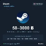Steam Wallet пополнение кошелька Steam Таиланд THB от 50 до 3000 Автовыдача 24/7