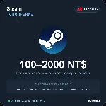 Steam Wallet пополнение кошелька Steam Тайвань TWD от 100 до 2000 Автовыдача 24/7