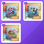 Fortnite twitch bundle — Wipeout Harley Spray, Swim-n-Swipe Spray +1 more (3 items)