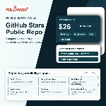 GitHub Stars - звезды для публичного репозитория