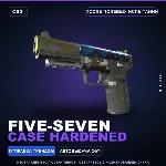 Five-SeveN | Case Hardened | После полевых испытаний · Скин Counter-Strike 2