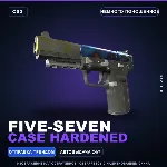 Five-SeveN | Case Hardened | Немного поношенное · Скин Counter-Strike 2