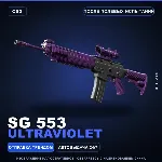 SG 553 | Ultraviolet | После полевых испытаний · Скин Counter-Strike 2