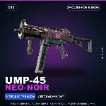 UMP-45 | Neo-Noir | Закаленное в боях · Скин Counter-Strike 2