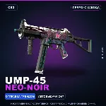 UMP-45 | Neo-Noir | Прямо с завода · Скин Counter-Strike 2