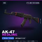 AK-47 | Redline | Закаленное в боях · Скин Counter-Strike 2