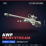 AWP | Printstream | Закаленное в боях · Скин Counter-Strike 2