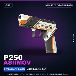 P250 | Asiimov | Немного поношенное · Скин Counter-Strike 2