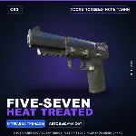 Five-SeveN | Heat Treated | После полевых испытаний · Скин Counter-Strike 2