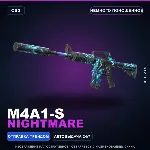 M4A1-S | Nightmare | Немного поношенное · Скин Counter-Strike 2