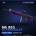 SG 553 | Ultraviolet | Закаленное в боях · Скин Counter-Strike 2
