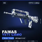 FAMAS | Yeti Camo | Прямо с завода · Скин Counter-Strike 2