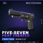 Five-SeveN | Heat Treated | Немного поношенное · Скин Counter-Strike 2