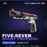 Five-SeveN | Boost Protocol | После полевых испытаний · Скин Counter-Strike 2