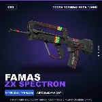 FAMAS | ZX Spectron | После полевых испытаний · Скин Counter-Strike 2