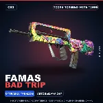 FAMAS | Bad Trip | После полевых испытаний · Скин Counter-Strike 2