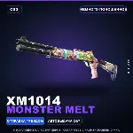 XM1014 | Monster Melt | Немного поношенное · Скин Counter-Strike 2