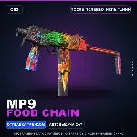MP9 | Food Chain | После полевых испытаний · Скин Counter-Strike 2