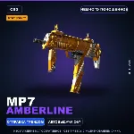 StatTrak MP7 | Amberline | Немного поношенное · Скин Counter-Strike 2
