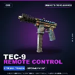 Tec-9 | Remote Control | Немного поношенное · Скин Counter-Strike 2