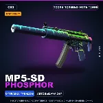 StatTrak MP5-SD | Phosphor | После полевых испытаний · Скин Counter-Strike 2