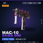 StatTrak™ MAC-10 | Saibā Oni | После полевых испытаний · Скин Counter-Strike 2