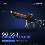 SG 553 | Danger Close | Прямо с завода · Скин Counter-Strike 2