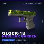 Glock-18 | Nuclear Garden | После полевых испытаний · Скин Counter-Strike 2