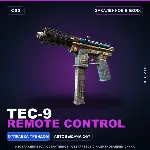 Tec-9 | Remote Control | Закалённое в боях · Скин Counter-Strike 2