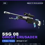 SSG 08 | Ghost Crusader | Немного поношенное · Скин Counter-Strike 2